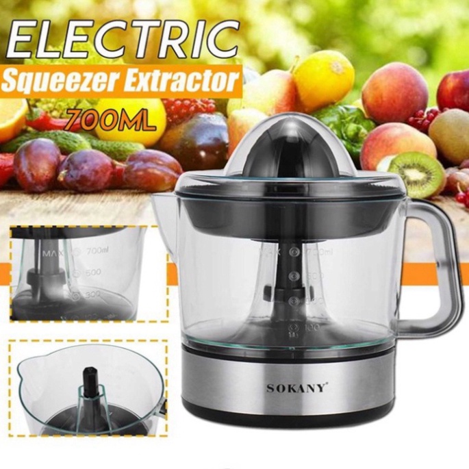 Máy vắt cam dùng điện CHÍNH HÃNG dung tích 700ml, Máy vắt cam tự động xuonggiatot.store