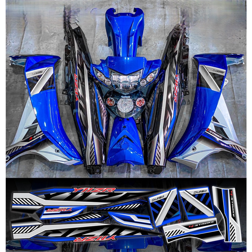 Tem Sirius Y11ZR xanh đen, chuẩn màu.