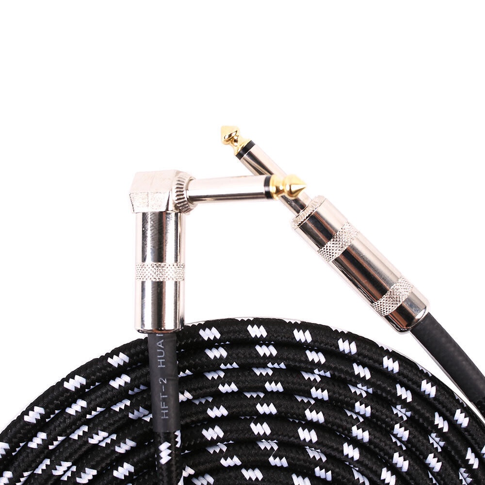 Cáp đàn guitar 0,5m / 1m / 3m cáp nhạc cụ chuyên nghiệp dây amp guitar điện