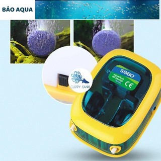 Máy sủi khí oxy yên tĩnh sb-9903a sb-9905a - ít ồn hơn loại thường - guppy xanh - giao nhanh 2h