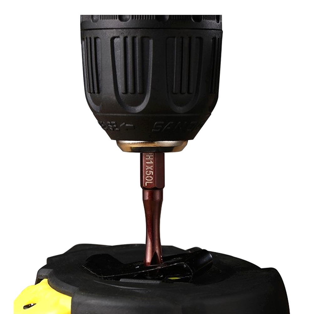 Vít driver bit 1.6/2.0/2.5/3.0/4.0/5.0mm 1/4inch shank 50mm chiều dài thoải mái