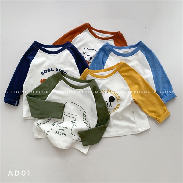 Áo thun Korea beboong dài tay