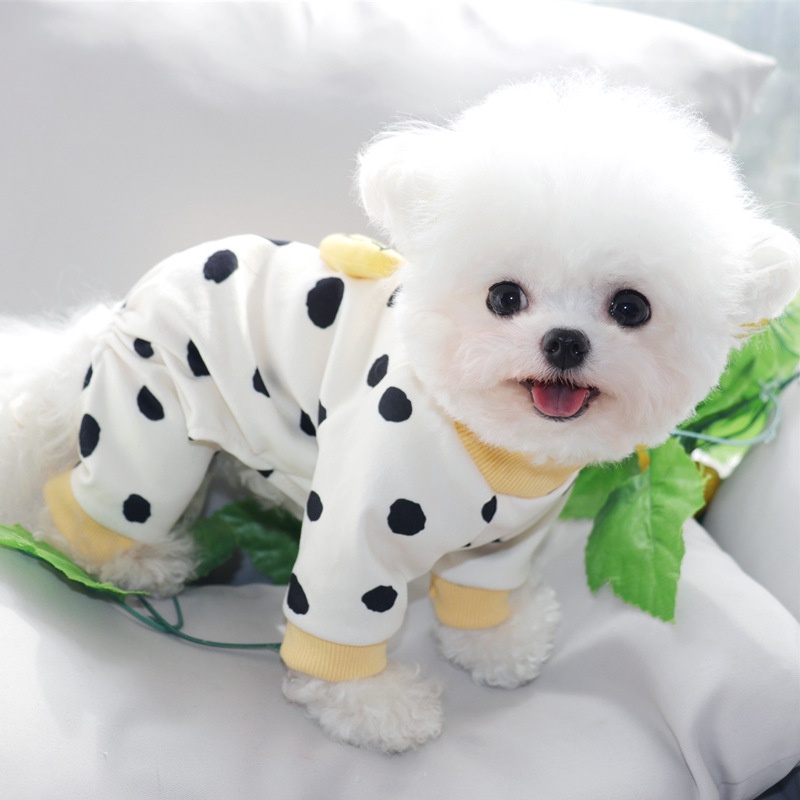 Bộ Đồ Ngủ Bốn Chân Mùa Thu Đông Dành Cho Thú Cưng Chó Mèo