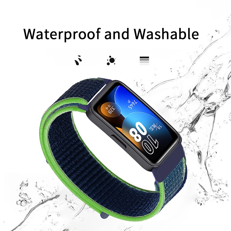 Dây đeo cho huawei band 8 phụ kiện dây đeo nylon vòng đeo tay đồng hồ thông minh thay thế dây đeo tay vòng đeo tay thể thao