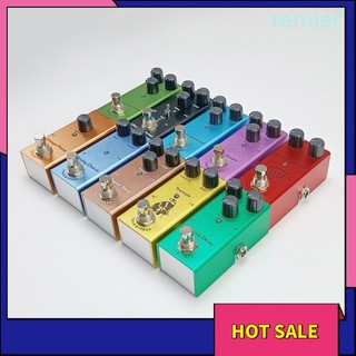 Re electric guitar pedal vintage overdrive / distortion crunch / distortion / tremolo / classic chorus / digital delay