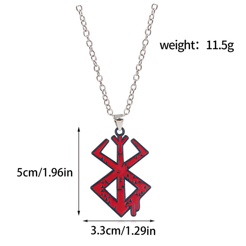 Nhật bản anime ps4 trò chơi berserk logo vòng cổ kim loại