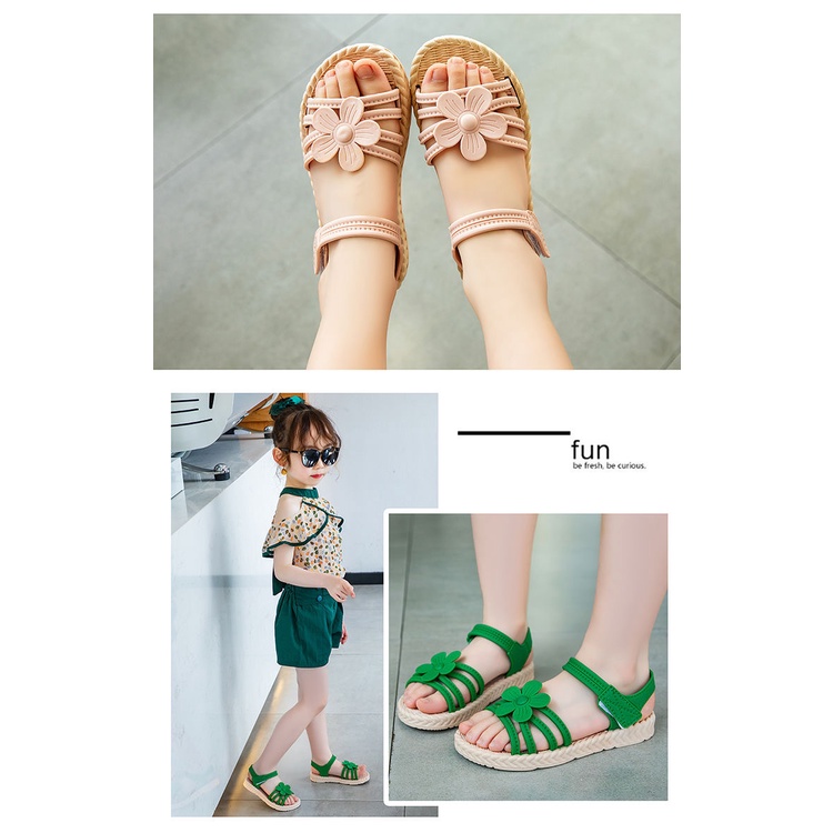 Giày Sandal Công Chúa Thời Trang Mùa Hè Hàn Quốc 2023 Cho Bé Gái