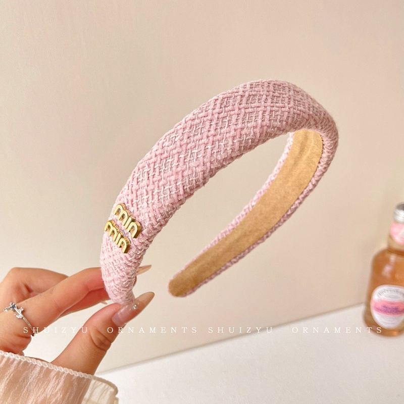 Bộ 4 Băng Đô Cài Tóc Màu Hồng Phong Cách Hàn Quốc Mới Cho Nữ