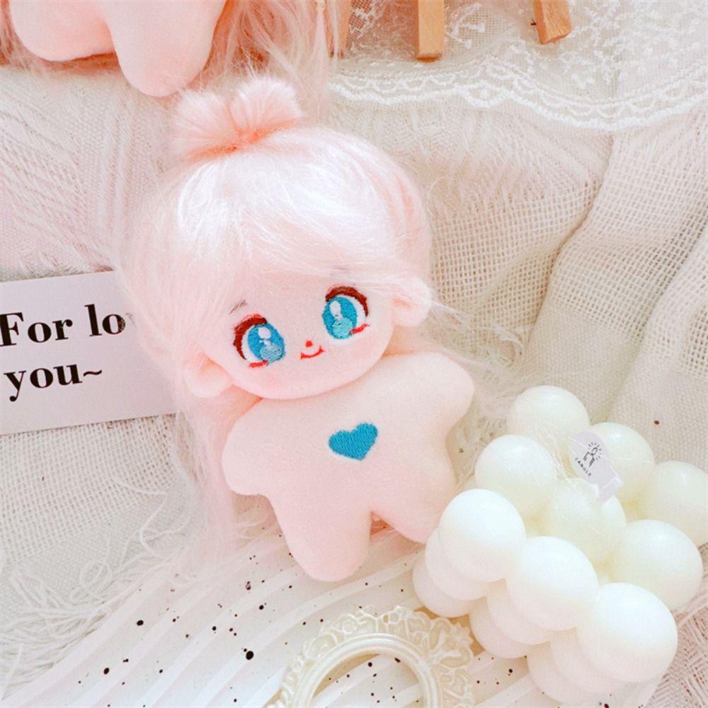 Đồ chơi búp bê ngôi sao MMULCK nhồi bông PP 10cm mềm mại không mặc quần áo