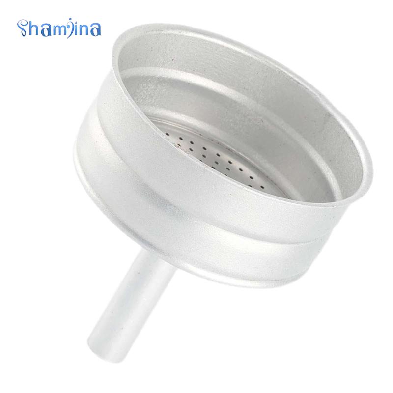 Shamjina Moka Pot Phễu Dụng Cụ Nhà Bếp Cà Phê Nồi Phễu Cho Các Bộ Phận Máy Pha Cà Phê