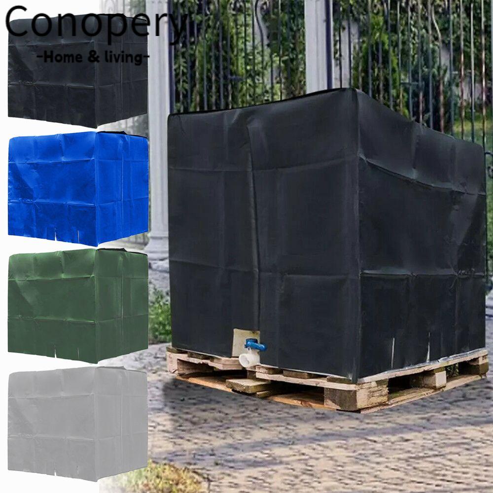 Conopery 1000l ibc hood cover chống thấm nước mưa mặt trời bảo vệ ngoài trời chống bụi bảo vệ