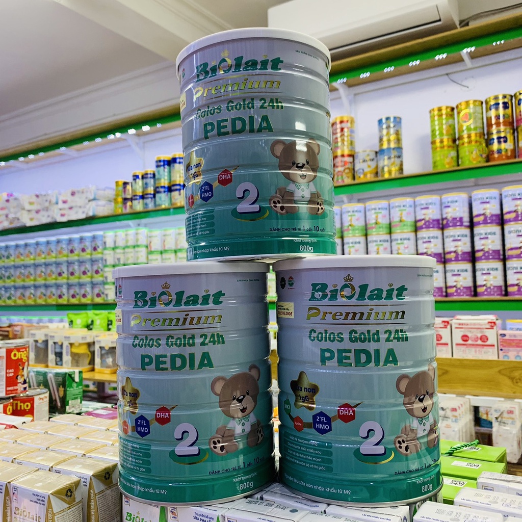 Sữa Non Biolait Colos Gold 24H PEDIA SỐ 2 Giúp Hệ Tiêu Hóa Khỏe Mạnh, Phát Triển Chiều Cao, Não Bộ