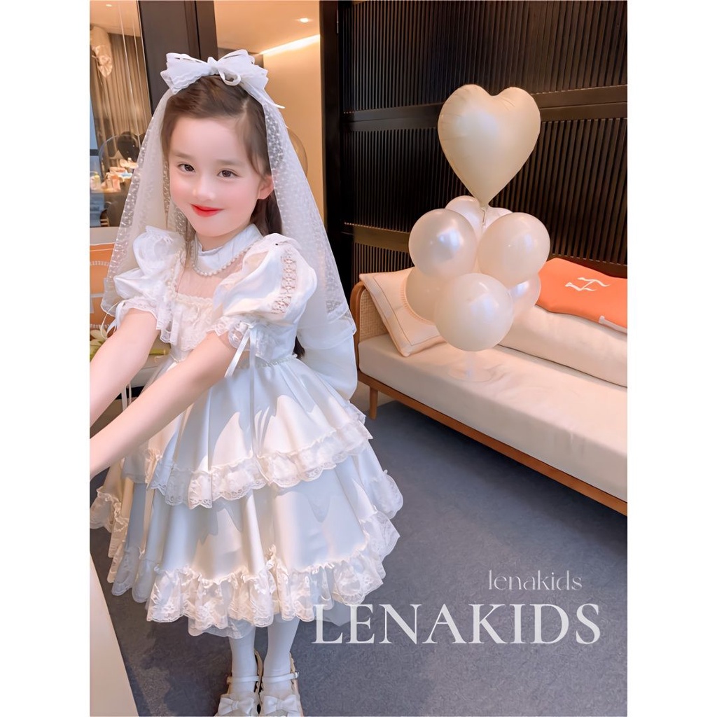 Đầm Xoè tulle Thời Trang Mùa Hè Cho Bé Gái