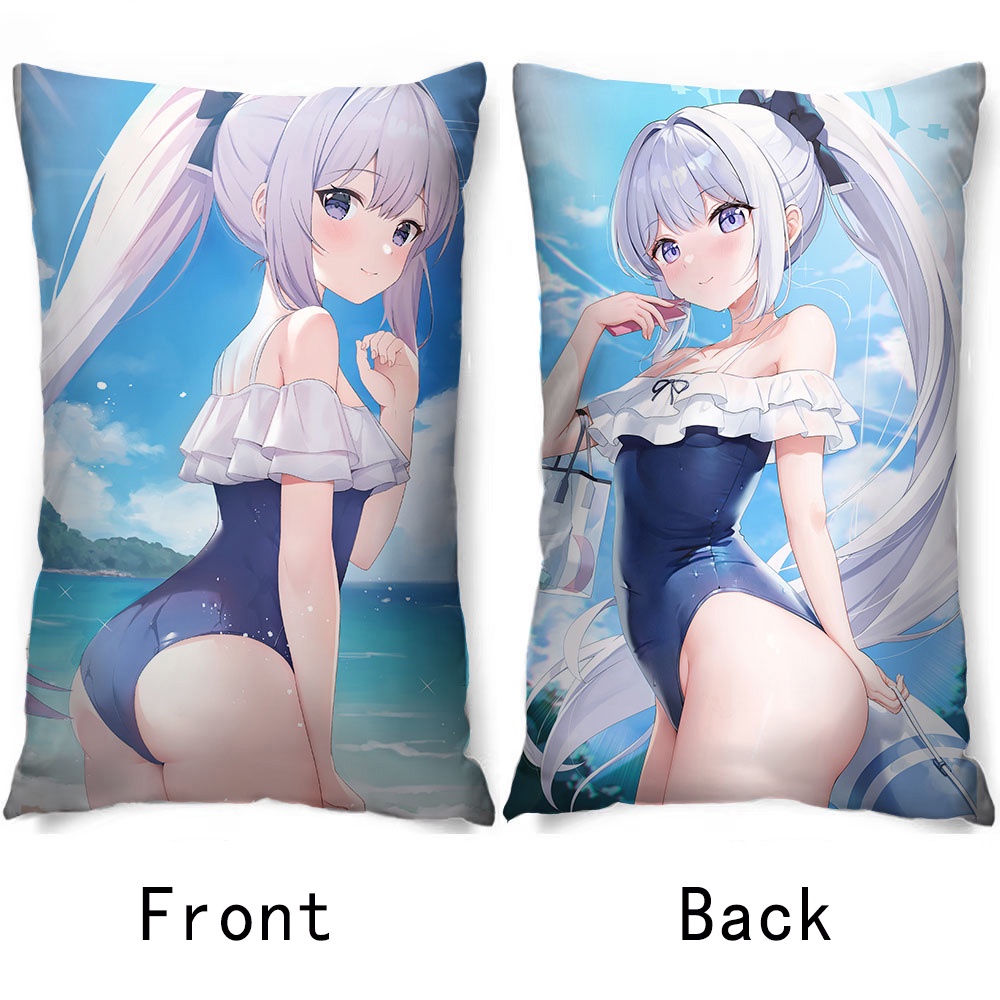 Trò chơi anime blue archive tsukiyuki miyako áo gối hình chữ nhật vỏ gối đệm