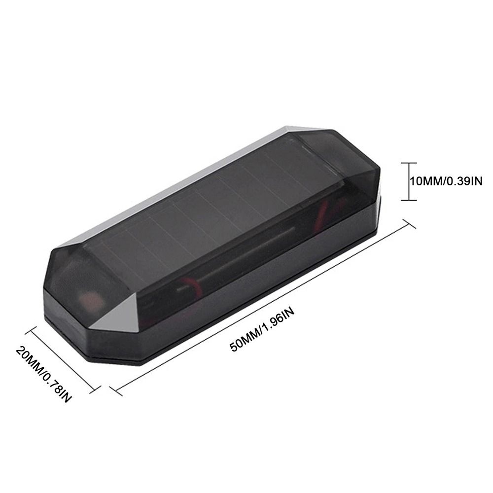 Đèn led ô tô chạy bằng năng lượng mặt trời đèn cảnh báo nhỏ mô phỏng đèn an ninh cho xe van đuôi đèn chống nhấp nháy phía sau đèn cảnh báo