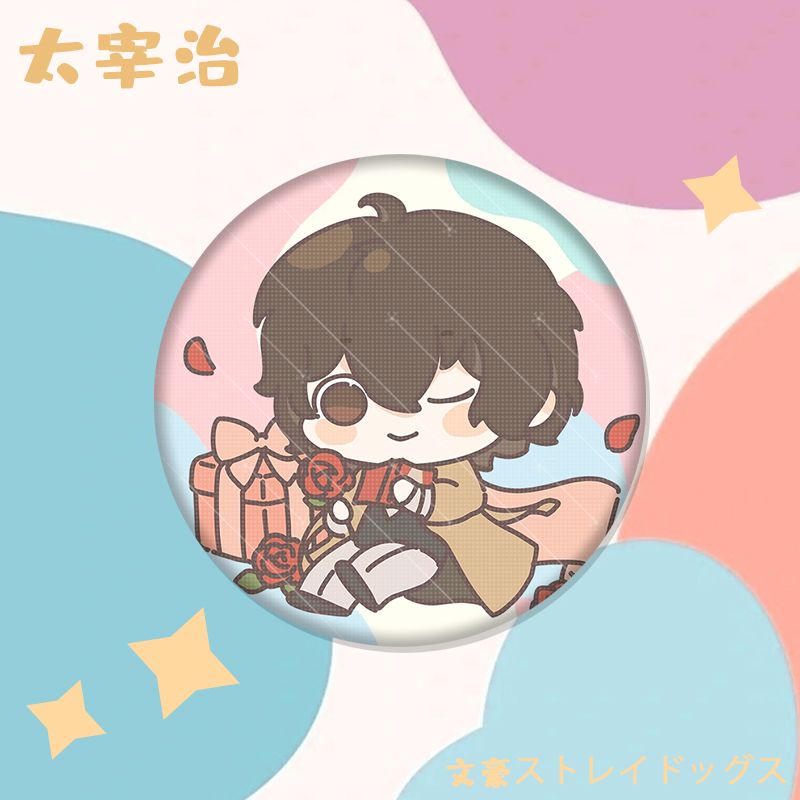 Móc khoá Anime Manga Bungo Stray Dogs Dazai Osamu Ryunosuke Akutagawa Acrylic phụ kiện trang trí dễ thương