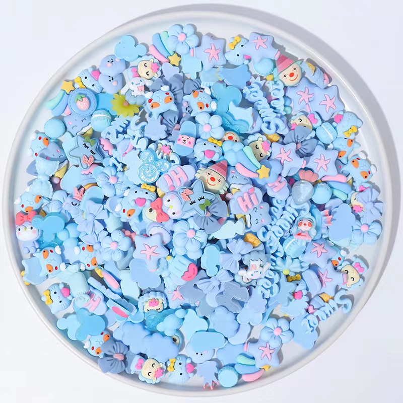 Hoạt Hình Ốp Điện Thoại Ba Chiều Màu Ngẫu Nhiên Hình Gấu / Thỏ / Vịt / Xanh Dương Dễ Thương diy