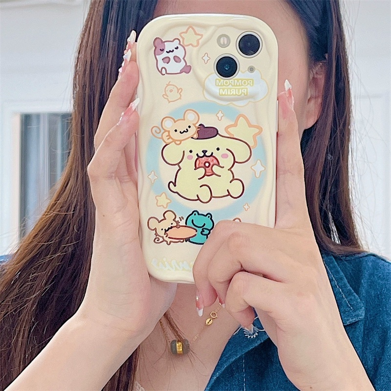Vỏ điện thoại oppo reno10 pro + plus 5g reno10pro + reno8 t 8t reno8 z reno7 z 5g 4g 2023 phim hoạt hình dễ thương cinnamoroll vỏ bảo vệ ống kính anti-fall silicone mềm ốp lưng