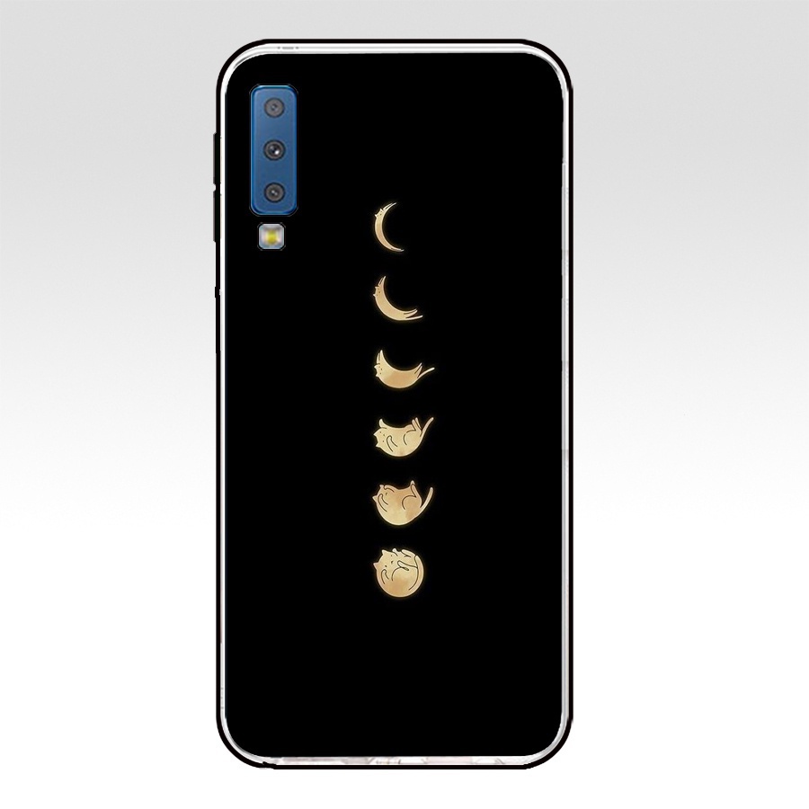 Ốp Lưng tpu Mềm Cho galaxy a7 2018 Đen