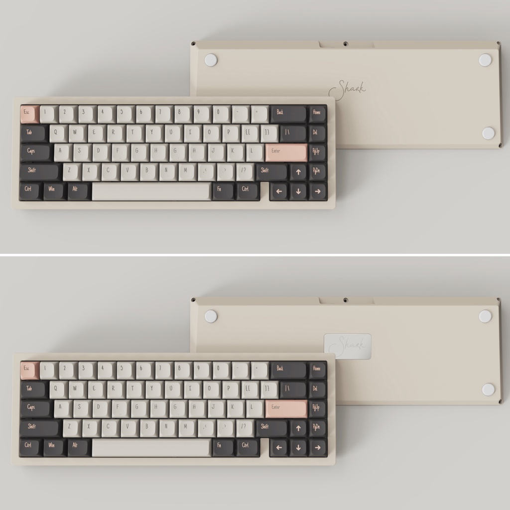 Bàn phím cơ Shark67 nhôm CNC kết nối không dây cao cấp