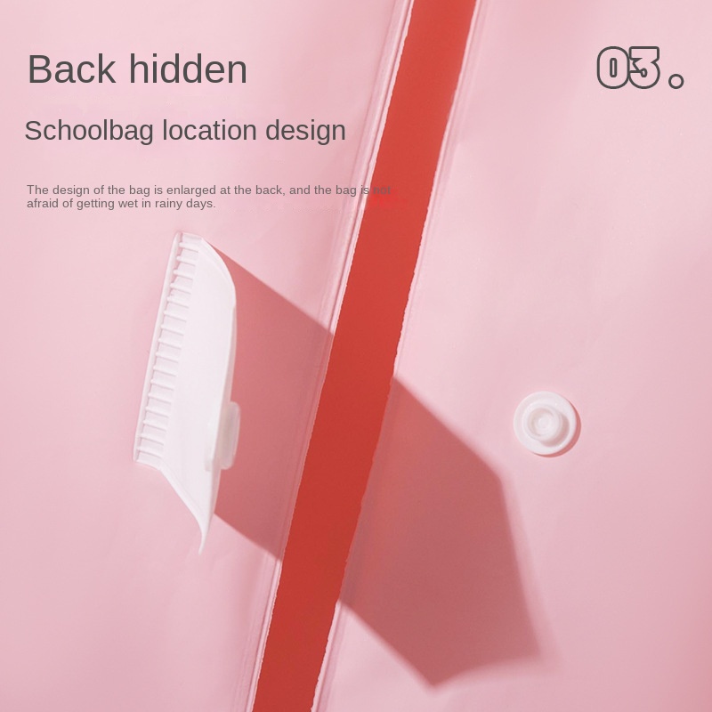 Áo mưa trẻ em không thấm nước áo mưa bé gái mẫu giáo poncho dễ thương áo mưa mùa hè áo choàng chống thấm