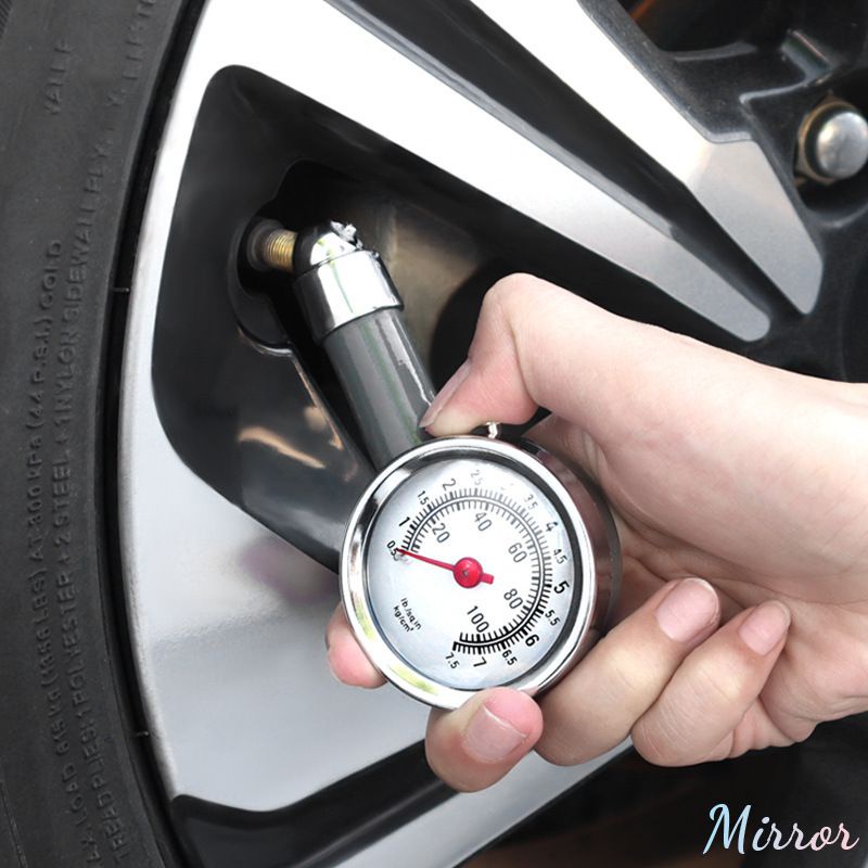♕ Đồng hồ đo áp suất lốp ô tô Đồng hồ đo áp suất con trỏ Thiết bị giám sát áp suất di động Đầu báo hiển thị kỹ thuật số Đồng hồ đo áp suất cơ học