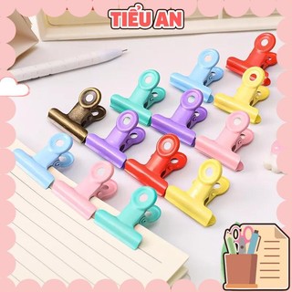 Kẹp Tài Kiệu/ Kẹp Bướm Bằng Thép Không Rỉ Đuôi Tròn (3.1 & 3.8cm)