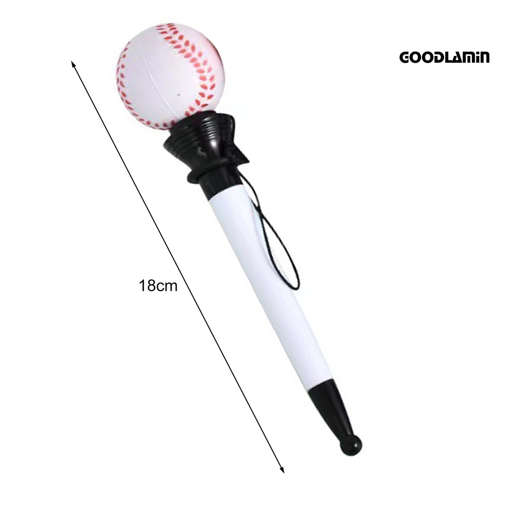 Goodlawjcj bút bi sáng tạo bóng rổ bóng đá tennis hình dạng bóng chuyền giải nén bounce popup bút trung tính
