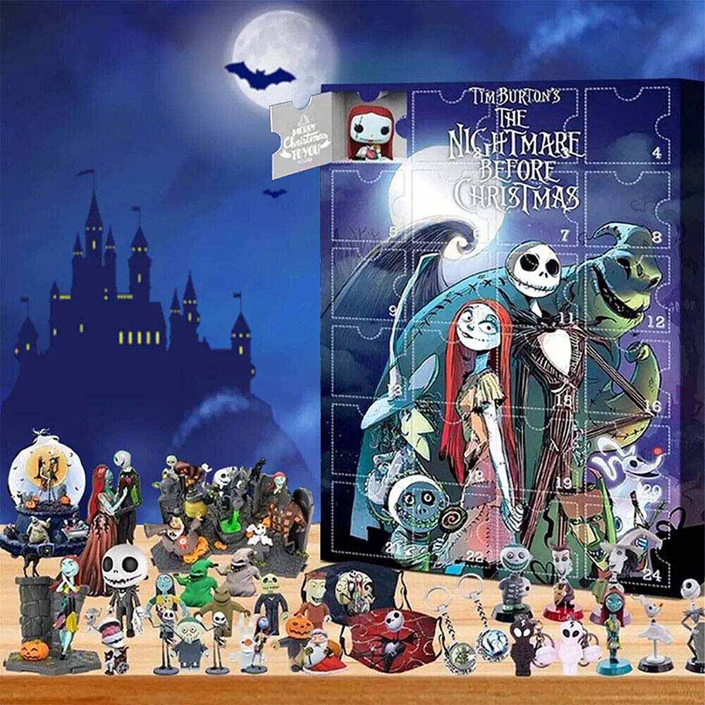 24-hour Halloween Countdown Calendar Blind Box A/B/C Collection Blind Box Gift