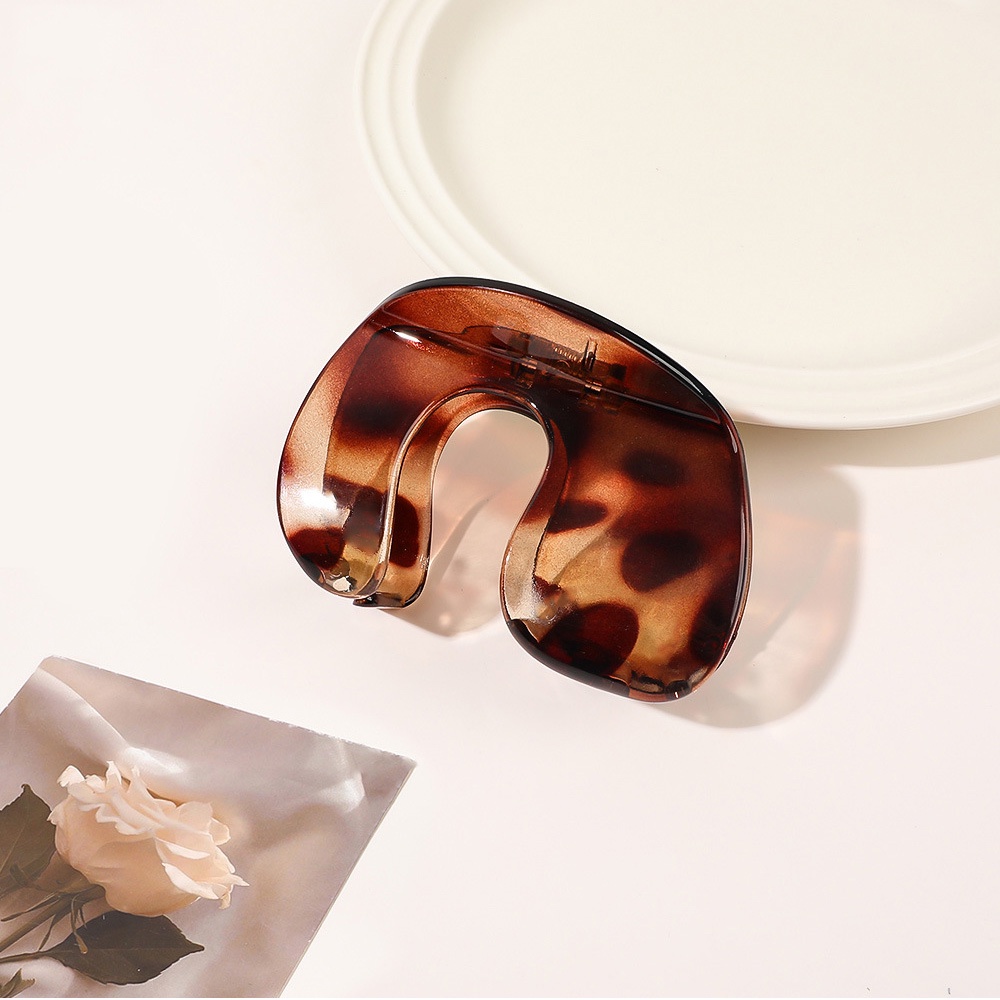 Kẹp tóc 9cm geometric u-shape big size fashion sweet all-match hair clips