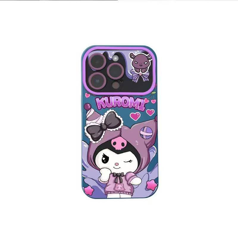 Ốp Điện Thoại Mềm Họa Tiết kuromi Cho Iphone 14promax 13Pro12 / 11 7p