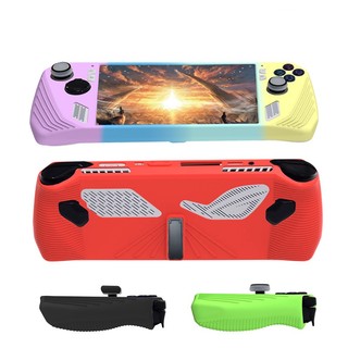 Đối với asus rog ally game console case soft silicone protection cover anti-scratch protector shell sleeve and two thumb grip caps phụ kiện trò chơi