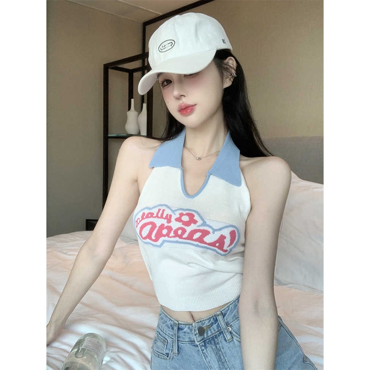 NRVP Áo Tank Top Màu Sắc Đơn Giản Thoải Mái Quyến Rũ Cho Nữ