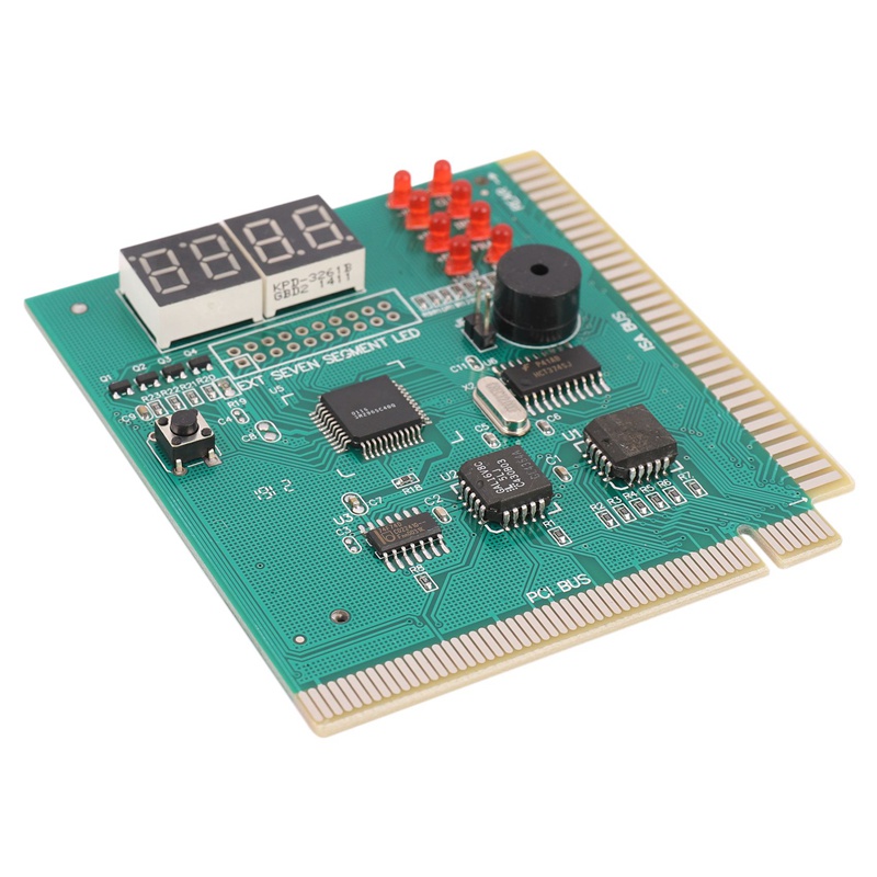 1 Thẻ Bo Mạch Chủ PCI Kiểm Tra Phân Tích 4 Chữ Số Và 1 Keo Tản Nhiệt HY510 10G
