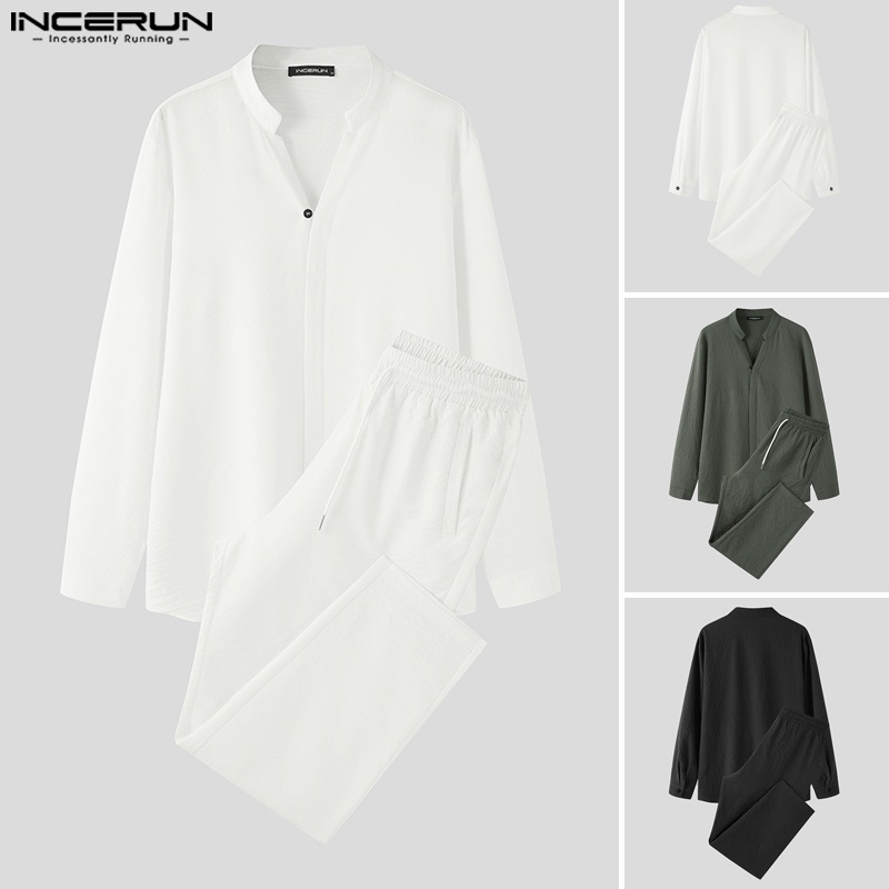 Bộ đồ INCERUN phong cách Trung hoa thời trang cho nam