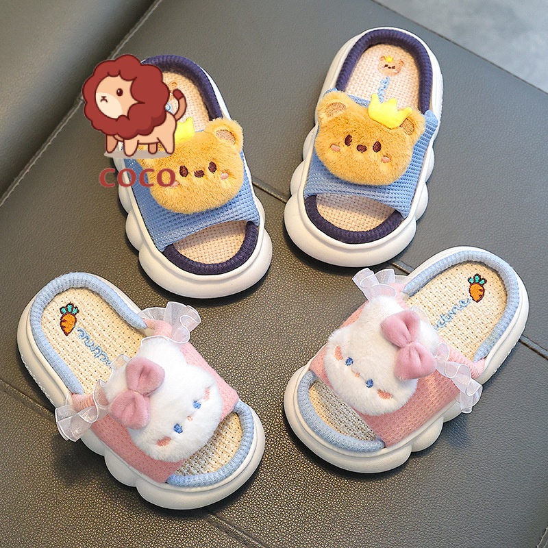 Dép Lanh Đi Trong Nhà Đế Dày Chống Trượt Thoáng Khí Thời Trang Xuân Thu Cho Trẻ Em