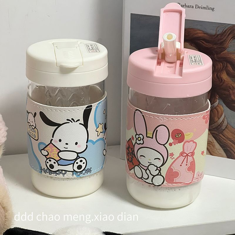 Bình Nước Thủy Tinh Chịu Nhiệt Cao Chống Nổ Cho Chó Dung Tích 500ML