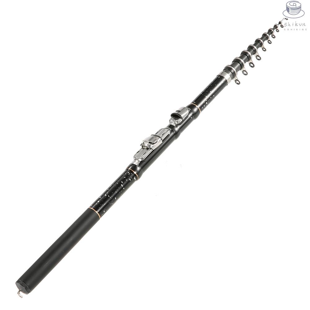 Cần Câu Cá 1.8m / 2.1m / 2.4m / 2.7m / 3.0m / 3.6m Bằng Sợi Carbon Siêu Nhẹ Có Thể Thu Gọn Tiện Dụng