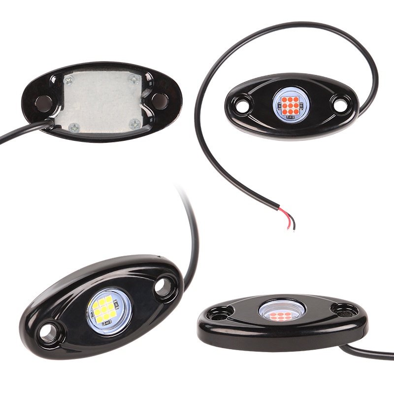 1 Đèn LED 4x4 Dùng Trang Trí Xe Hơi Địa Hình ATV SUV