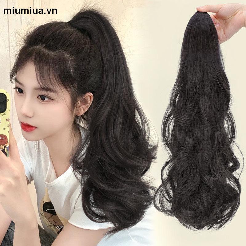 miumiuaTÓC GIẢ BUỘC/ TÓC GIẢ CỘT XOĂN ĐỦ ĐỘ DÀI FREESHIP