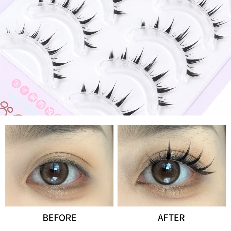 Lông Mi Giả Dày / Một Cụm Lông Mi Giả Tự Nhiên / Nối Mi Giả Bồng Bềnh