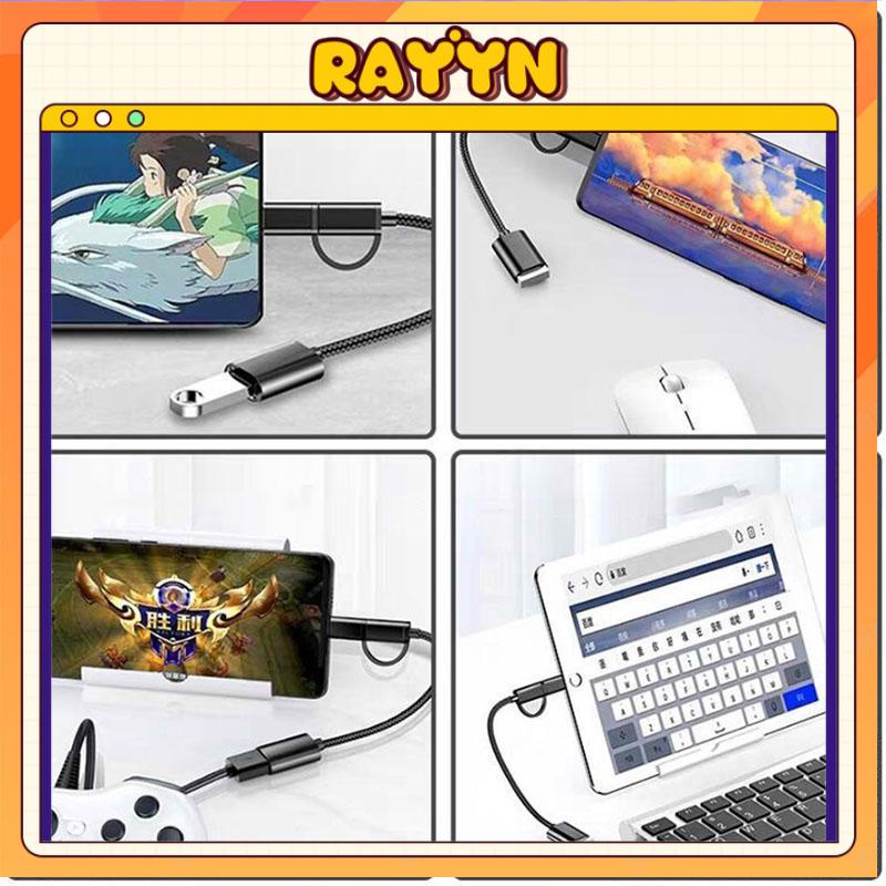 3.0 Dây Cáp OTG 2 Trong 1 USB Đa Năng-RA