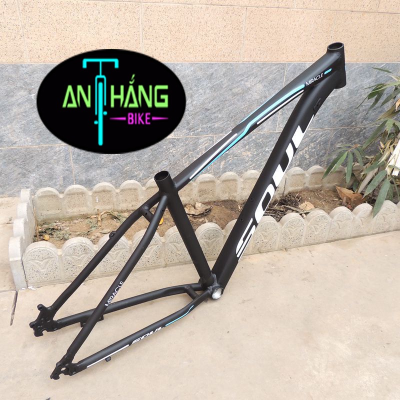 Khung xe đạp thể thao 27,5 inch chất nhôm 6061 nhẹ, bền - Bảo hành 6 tháng