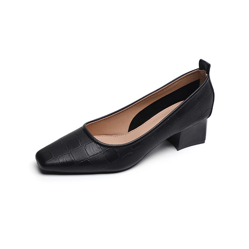 Giày Cao Gót Mũi Vuông Thời Trang Mùa Xuân Dành Cho Nữ