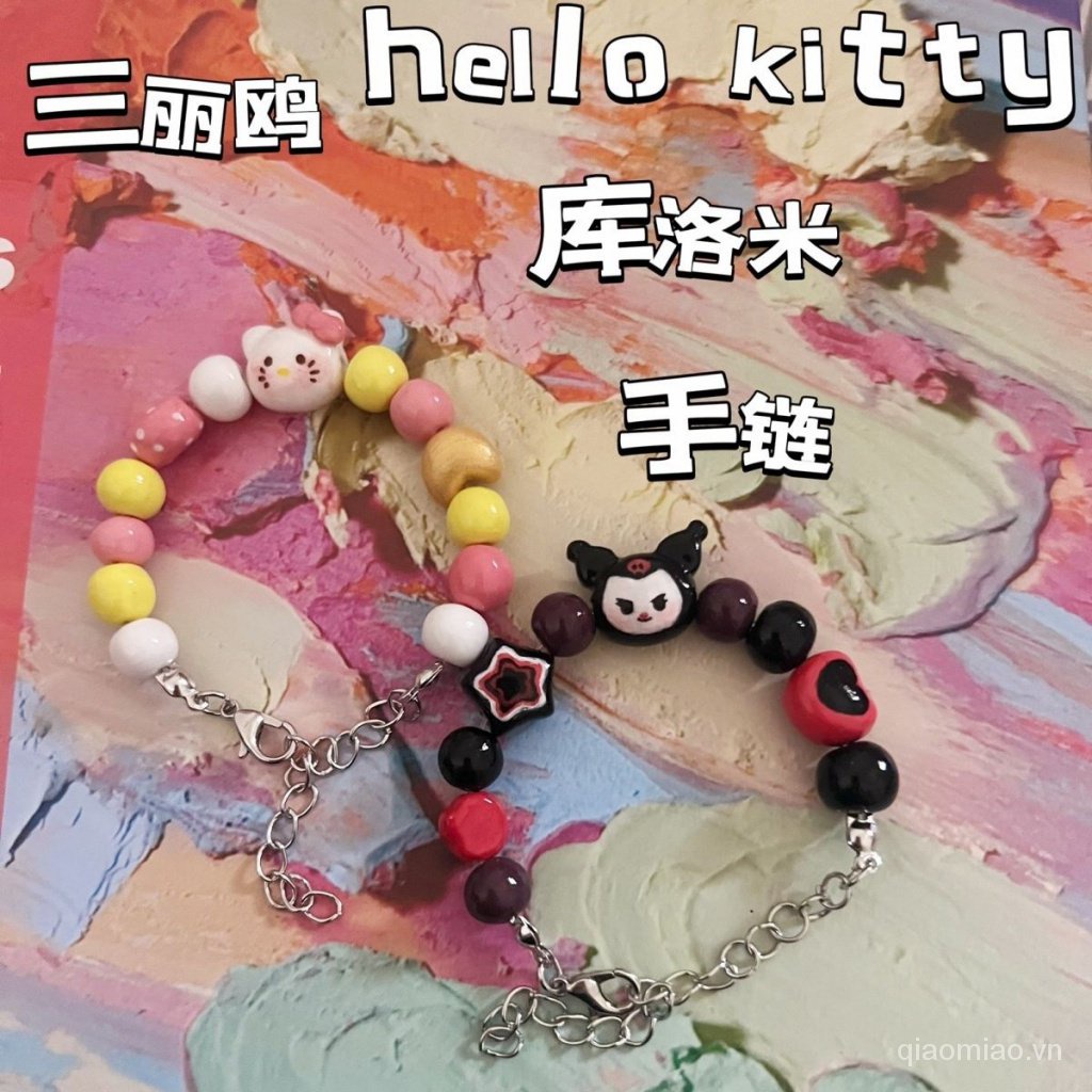 Vòng Tay Sanrio Bằng Đất Sét Nhựa Dễ Thương Cho Cặp Đôi