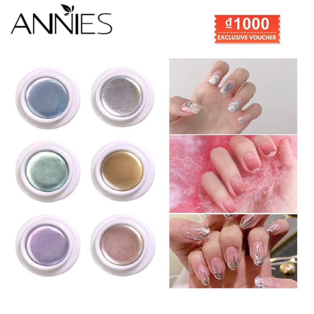 Gel sơn móng tay ANNIES tạo kiểu nhiều màu sắc tùy chọn tráng gương thời trang phong cách Nhật Bản