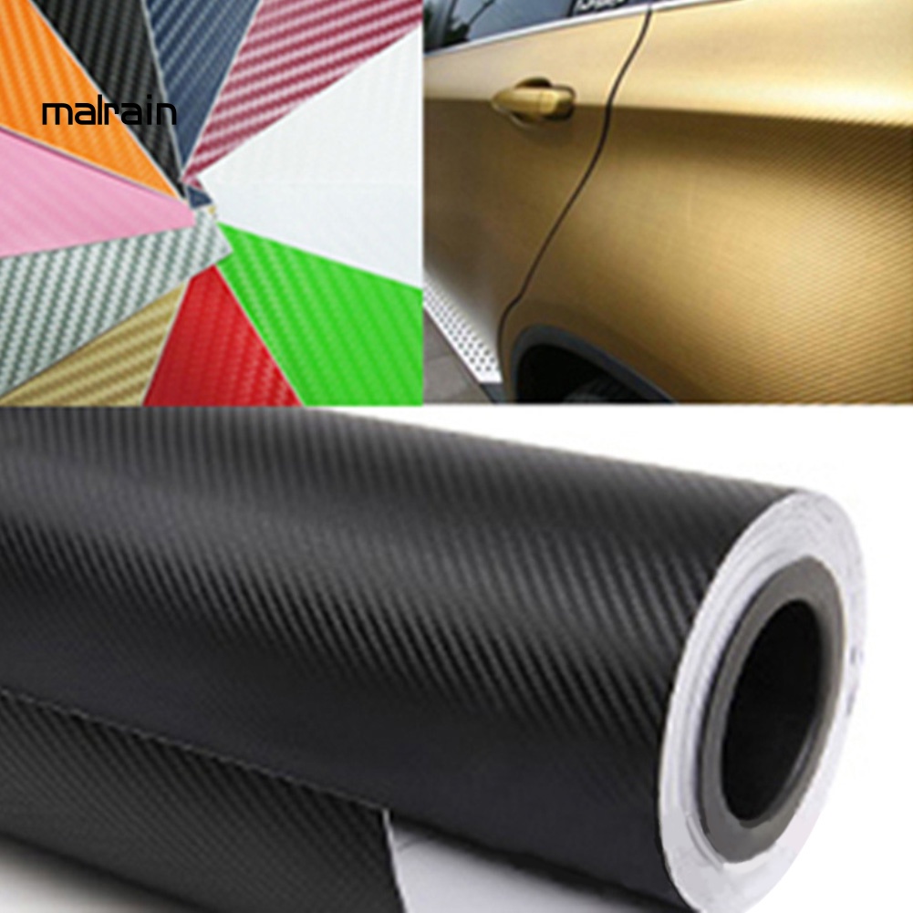 Miếng Dán Sợi Carbon 3D Dày Dặn Thay Đổi Màu Trang Trí Thân Xe Hơi