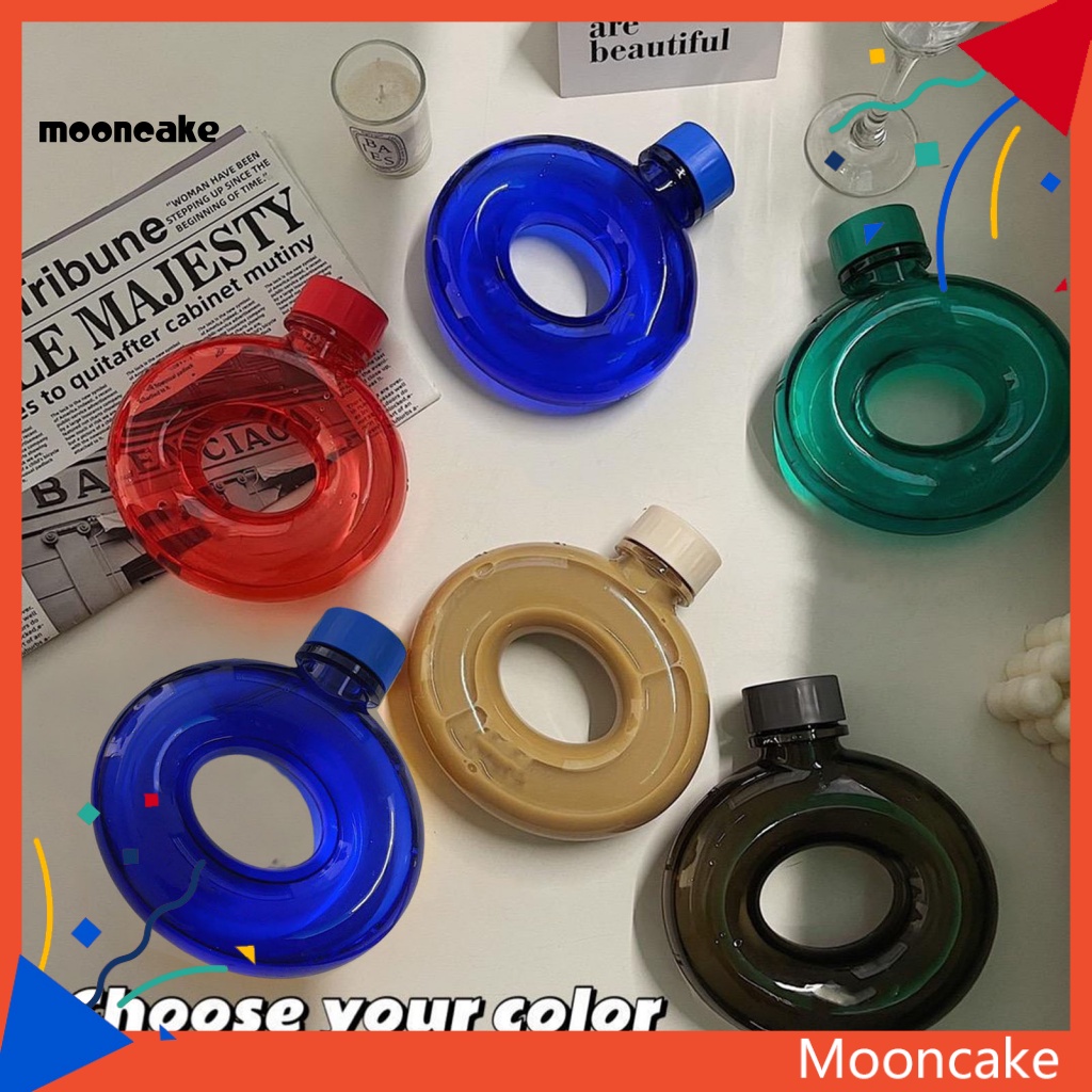 1 Bộ Cốc Uống Nước Hình Tròn Chống Rò Rỉ Thiết Kế Độc Đáo Tiện Dụng