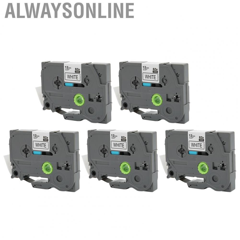 Alwaysonline Printer Label Maker Tape  ABS Material 8m Length 12mm Width for PT 1290