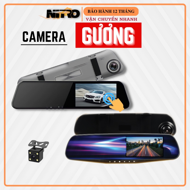 Camera hành trình ô tô  dạng gương chiếu hậu M5 hỗ trợ quay trước sau -Hàng Chính Hãng | BigBuy360 - bigbuy360.vn